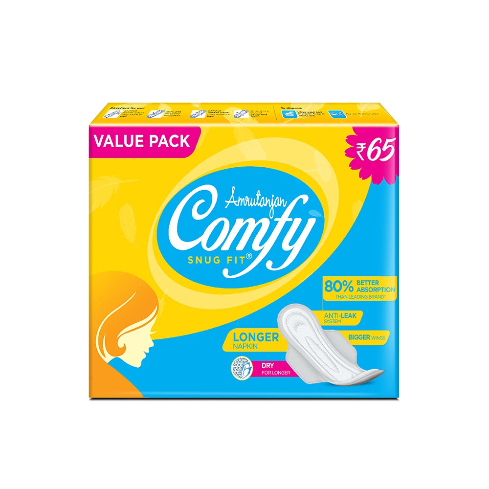 Comfy Snug Fit Amrutanjan Sanitary Pad