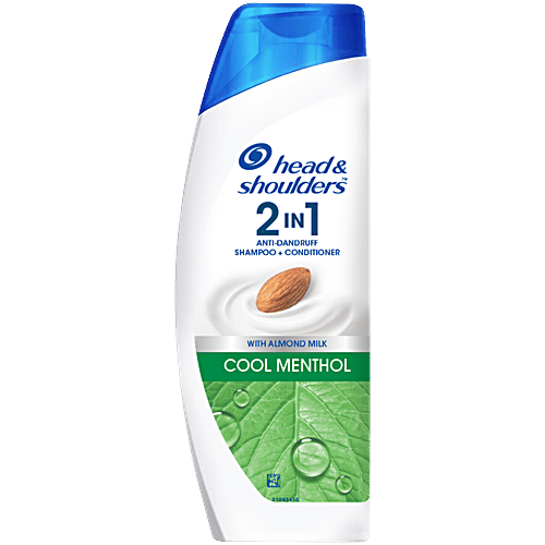Head & Shoulders Shampoo + Conditioner - 2-In-1, Cool Menthol, 180 Ml