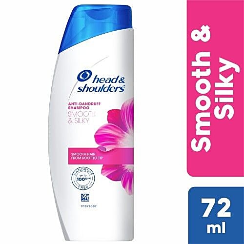 Head & Shoulders Anti-Dandruff Shampoo - Smooth & Silky, 72 Ml
