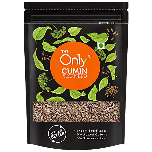 On1Y Cumin - Steam Sterilized, No Added Colour & Preservative, 85 G