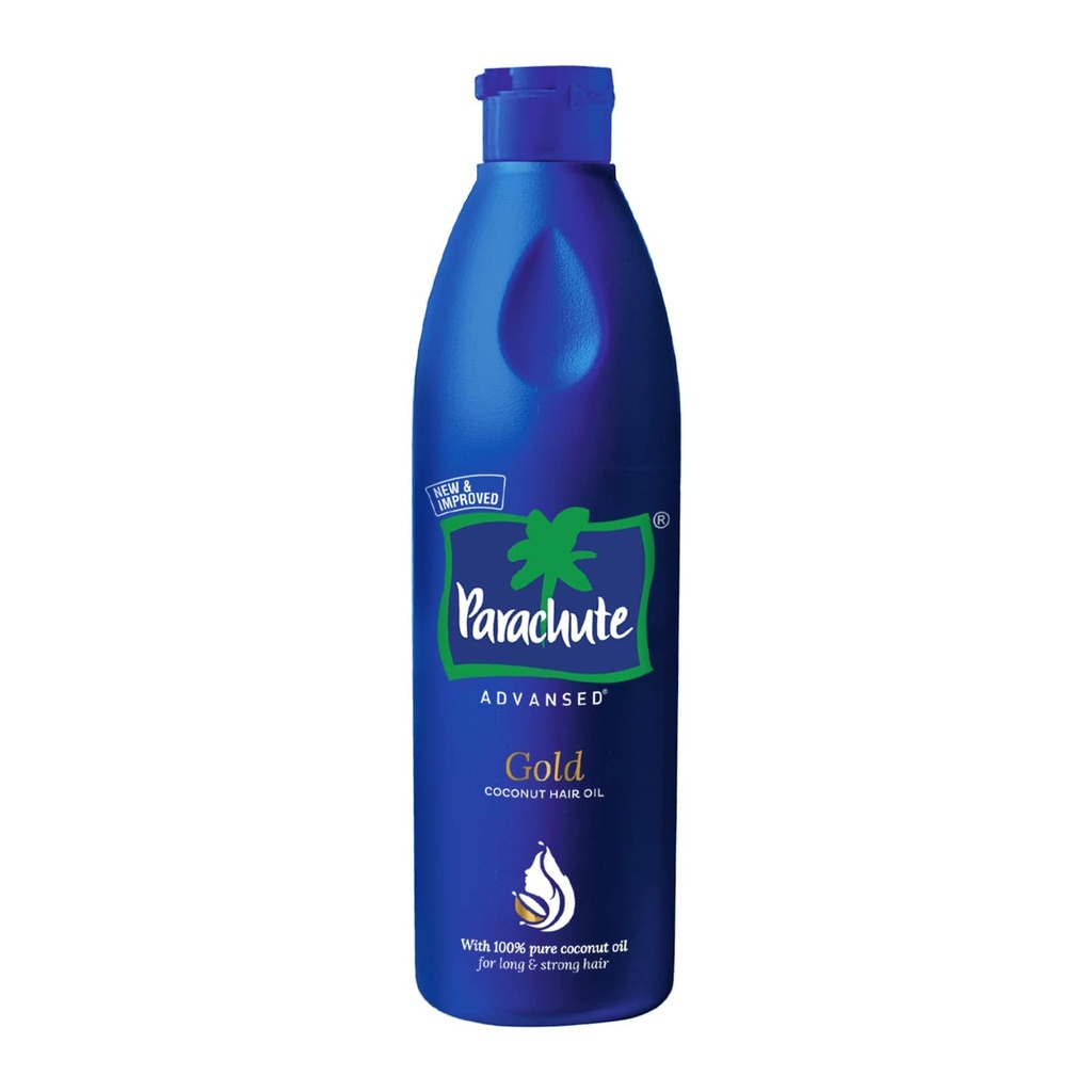 Parachute Advansed Gold Coconut Hair Oil With Vitamin E| Pure Coconut Oil| For Long, Strong & Nourished Hair| Damage & Dryness Protection| 6.4 Fl.Oz.