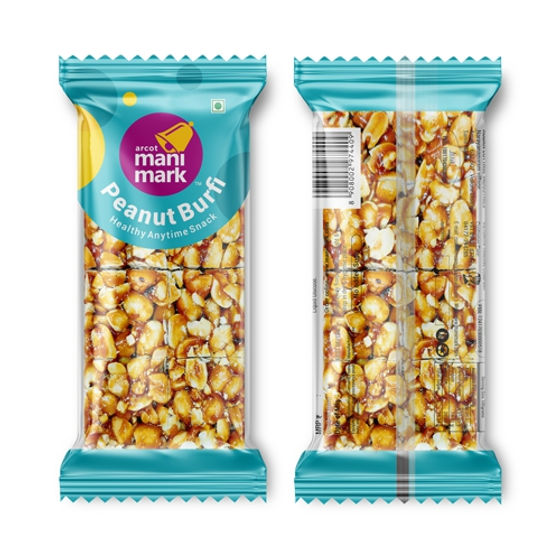 Manimark Fine Peanut Burfi - Healthy Snack, 80 g 