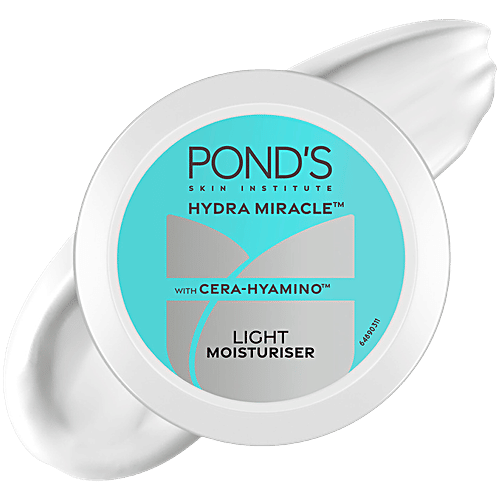Ponds Light Moisturiser - Non-Oily Fresh Feel, For Soft, Glowing Skin, 50 Ml