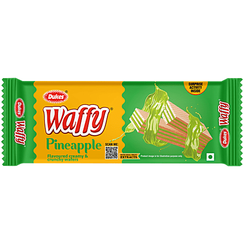 Dukes Waffy Pineapple Flavoured Wafers, 55 G