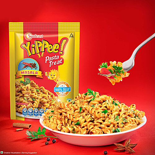 Sunfeast Yippee! Masala Pasta Treat, 70 G Pouch