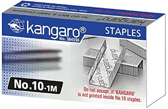[KANSTA-00417] Kangaro Ka101 M Staples Number 10 1 M Pack Of 1000