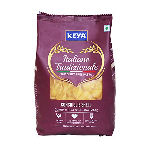 [KEYSHE-00422] Keya Gourmet Conchiglie Shell Durum Wheat Pasta 400 Grams X 1,Unflavored