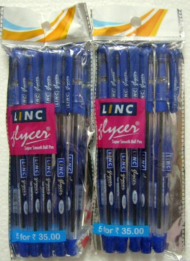 [LINBLU-00449] Linc Glycer (Blue Ink) Ball Pen - Pack Of Pens