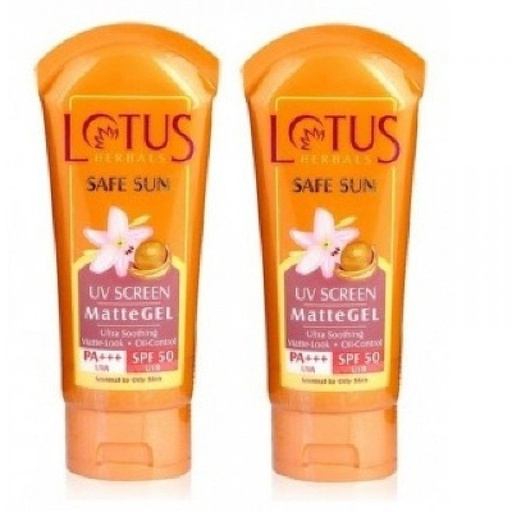 [LOTSUN-00468] Lotus Herbals Safe Sun Matte Gel Spf50, 50G