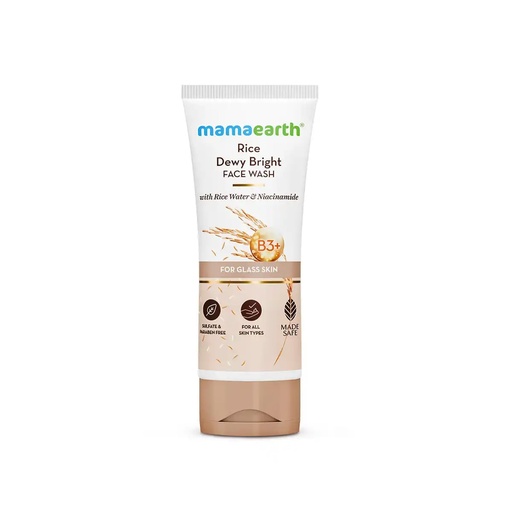 [MAMRIC-00479] Mamaearth Rice Face Wash With Rice Water & Niacinamide, 100Ml