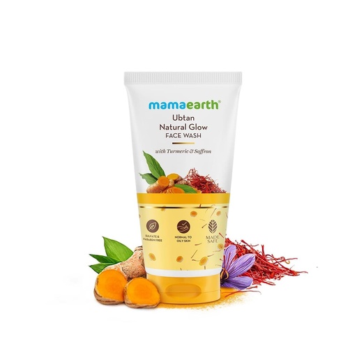 [MAMUBT-00481] Mamaearth Ubtan Face Wash With Turmeric & Saffron, 50Ml