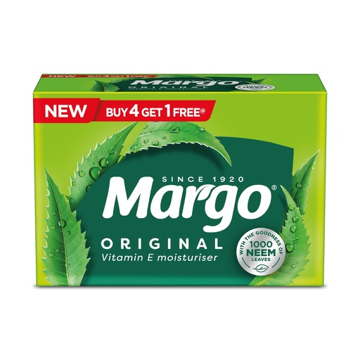 [MAR500-00487] Margo Soap - 100 G (Buy 4 Get 1 Free)