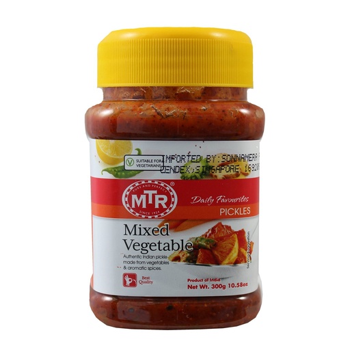 [MTRMIX-00561] Vegetable Mix Pickle 300G By Mtr