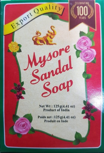 [MYSSAN-00578] Mysore Sandalwood Enriched Sandal Soap 125G By Mysore Sandal