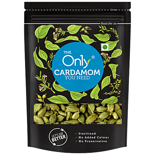 [ONLCAR-00609] On1Y Cardamom - Sterilized, No Added Colour & Preservative, 50 G