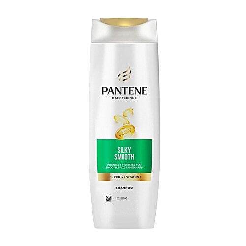 [PANSIL-00629] Pantene Silky Smooth Shampoo - With Pro-V + Vitamin E, 180 Ml