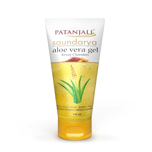 [PATCHA-00647] Patanjali Aloe Vera Gel Kesar Chandan 150 Gm (5.29 Oz)