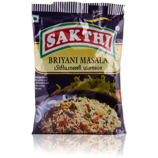 [SAKBIR-00738] 2 X Sakthi Masala Powder - Biryani, 50G/1.76Oz Pouch