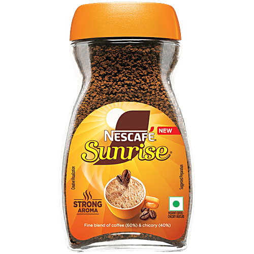 [SUNNES-00832] Nescafe Sunrise Instant Coffee Powder - Chicory Mix, 45 G Jar