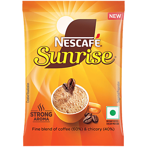 [SUNRS1-00833] Nescafe Instant Sunrise Coffee Chicory Mix Powder, 7.6 G 