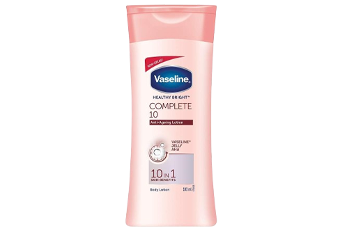[VASGEL-00880] Vaseline Healthy Bright Body Lotion 100Ml | Complete10 Anti-Ageing Lotion, Vaseline Jelly Aha 10In1 Skin Benefits| Complete10 Anti-Ageing Lotion, Vaseline Jelly Aha 10In1 Skin Benefits
