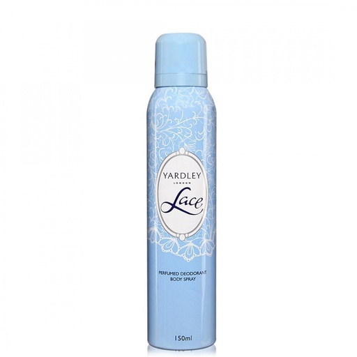 [YARLON-00936] Yardley Lace Perfumed Deodorant Body Spray, 150Ml (Pack Of 2)