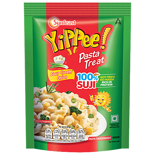 [YIPPAS-00945] Sunfeast Yippee! Sour Cream Onion Pasta Treat, 70 G Pouch