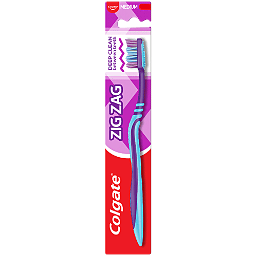 [ZICZAC-00951] Colgate Zigzag Medium Bristle Toothbrush